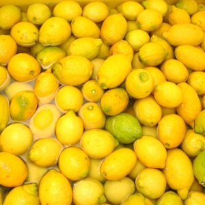 Limones en agua